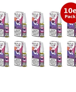 10er Pack E-Liquid Nikotinsalz ELFBAR Elfliq Blackberry Cherry 20mg