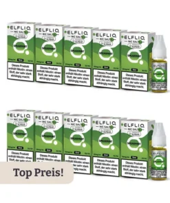 10er Pack E-Liquid Nikotinsalz ELFBAR Elfliq Spearmint 10mg