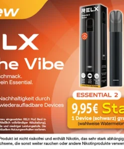 Relx Essential 2 Starter Deal – Device + Pods