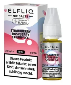 E-Liquid Nikotinsalz ELFBAR Elfliq Strawberry Raspberry Cherry Ic 20mg