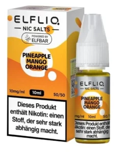 E-Liquid Nikotinsalz ELFBAR Elfliq Pineapple Mango Orange 10mg