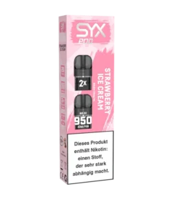 SYX | Strawberry Ice Cream | Liquid Pod | 20mg | 2er Pack
