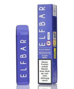 Elf Bar NC600 Blackcurrant Einweg E-Zigarette 600 Puffs 20mg/ml