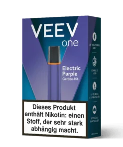 E-Shisha Veev One Electric Purple Kit Device