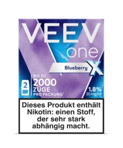 E-Shisha Veev One Pods Blueberry X