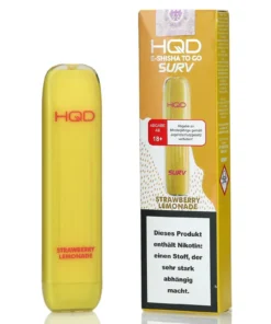 HQD 600 Wave Strawberry Lemonade Aroma Einweg E-Shisha 20mg Nikotin