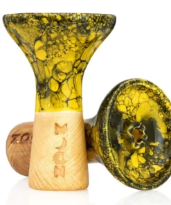 Moon Phunnel Marble Yellow Black
