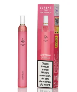Elf Bar T600 Peach Ice Aroma Einweg E-Shisha 20mg Nikotin