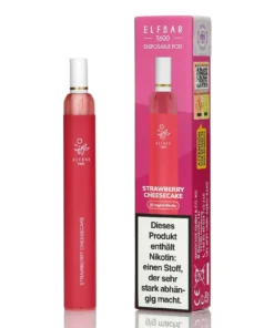 Elf Bar T600 Strawberry Cheesecake Aroma Einweg E-Shisha 20mg Nikotin