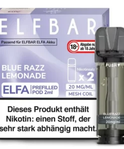 ELFA CP Prefilled Pod Blue Razz Lemonade