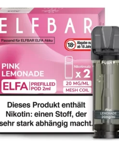ELFA CP Prefilled Pod Pink Lemonade