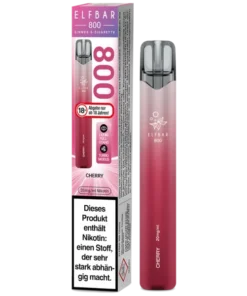 Elf Bar 800 Cherry Aroma Einweg E-Shisha 20mg Nikotin