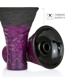 Werkbund Hookah Xschischa Polygon Special Edition Shisha Kopf Purple Black