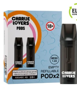 Charlie Lovers Pods – Empty Refillable Pods 2 St.