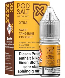 Pod Salt X – Sweet Tangerine Coconut – Nikotinsalz – 20mg/ml