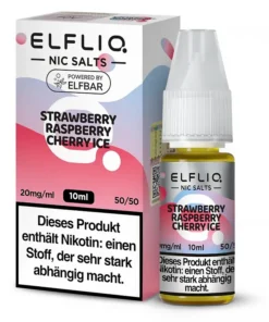 ELFLIQ – Strawberry Raspberry Cherry Ice – Nikotinsalz Liquid 20 mg/ml