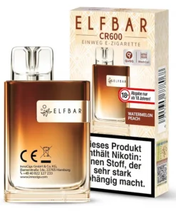 Elf Bar CR600 – Watermelon Peach – E-Zigarette – 20mg