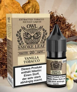 Owl Smoke Leaf – Vanilla Tobacco – Nikotinsalz Liquid – 10mg