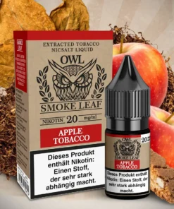 Owl Smoke Leaf – Apple Tobacco – Nikotinsalz Liquid – 10mg