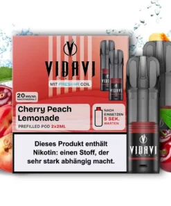 Vidavi – Cherry Peach Lemonade – Prefilled Pod