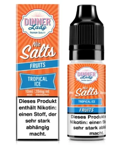 Dinner Lady – Tropical Ice – Nikotinsalz Liquid – 20mg