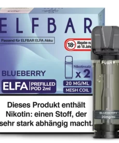 ELFA CP Prefilled Pod Blueberry – Nikotinfrei
