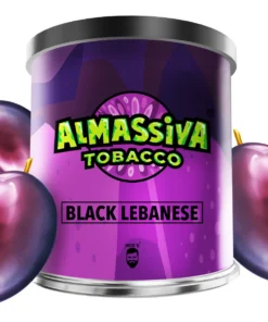 Al Massiva Black Lebanese Shisha Tabak 200g