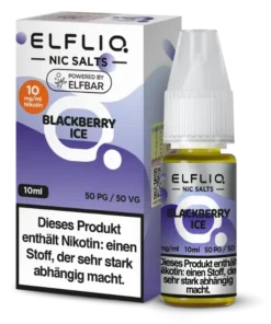 ELFLIQ – Blackberry Ice – Nikotinsalz Liquid 10 mg/ml