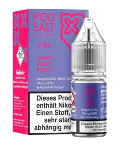 Pod Salt X – Grape Berry Burst – Nikotinsalz – 10mg